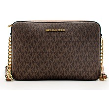 Michael Kors Jet Set Large Logo Crossbody Çapraz Omuz Çantası