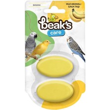 Zemira Beak's Kuşlar Için Ek Besinler, Ikili, Muz Aromalı Gaga Taşı x 9 Adet