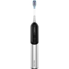 Zemira Neutron NTL-TB-12PS Şarjli Soni̇k Firçasi Si̇lver, Di̇ji̇tal Ekranli, 60° Hareketli̇ Başlik