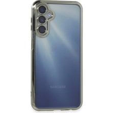 Eco Port Samsung Galaxy A35 5g Kılıf Razer Lensli Silikon - Gümüş