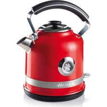 Zemira Ariete Moderna Su Isıtıcı Kırmızı 2854/00 - Kettle 1,7 Lt, 2000 Watt, Paslanmaz Çelik Gövde,