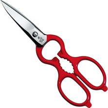 Zemira Zwilling Shears Çok Amaçlı Makas, Paslanmaz Çelik, Kırmızı