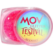 Zemira Mov Glitter Festival No:9 80S Pinky – Pembe Simli Glitter – Yüz & Vücut Için Kalıcı Parla