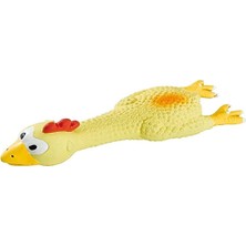 Zemira Ferplast Sesli Yumuşak Latex Kuş Şekilli Oyuncağı (18 Cm)