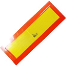 Zemira Tüvtürk E37 Reflektörlü Fosforlu Tır Kamyon Dorse Çekici Arkası Bant 20 cm x 56.5 cm