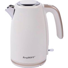 Zemira Berghoff Gem Pearl 1, 7 L Su Isıtıcı – 2200 W Paslanmaz Çelik Gövde | Vanilya Gold