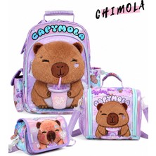 Chimola Capy Mola 3'lü Okul Çanta Seti,