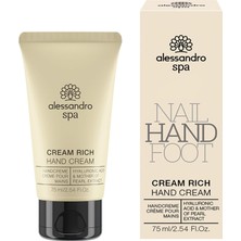 Zemira Alessandro Spa Cream Handcreme Sıkılaştırıcı El Kremi 75 ml