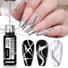Zemira Born Pretty Lily Cute Metalik Nail Çizim Ojesi Silver (56567) 4186