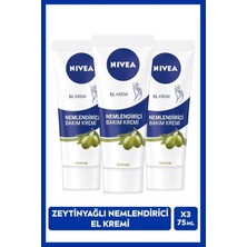 Zemira Nivea Zeytinyağlı Nemlendirici El Bakım Kremi 75ML, 3'lü Set