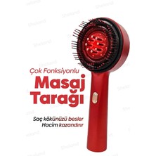Zemira Saatistan Saç Masaj Tarak, Hazneli, Kırmızı Işık Teknolojisi, Dökülmeye Karşı Ba