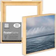 Zemira Ampersand Ahşap Paneller Için Floaterframe 17,72 cm Derinlik, Ince, 25,72 x 25,72 Cm, Akçaağaç (Fth