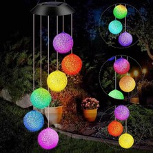 Zemira Solar Garden Lights Hanging Eva Ball Güneş Enerjili Asılabilir Bahçe Aydınlatma IP44 Dış