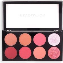Zemira Revolution Beauty London Ultra Sugar And 8'li Mat Işıltılı Allık Paleti