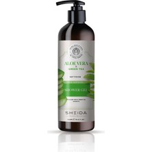 Zemira Sheida Shine Yumuşatıcı Duş Jeli Aloe Yeşil Çay Özlü 500ML