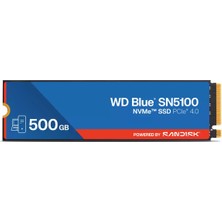 Marka 500GB Wd Blue SN5100 M.2 Nvme 6600/5600MB/S WDS500G5B0E SSD