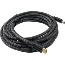 Fully 3metre Örgülü Filtreli HDMI Kablo Full Hd 1080P