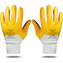 Zemira Maxsafety NIT-400 Nitril Kaplama Sanayi Iş Usta Eldiveni 10/xl (1 Çi̇ft)