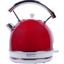 Zemira Berghoff Gem 1.7 Litre Kırmızı Yuvarlak Su Isıtıcısı (Kırmızı)