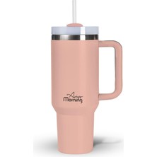 Zemira Any Morning Vaha 1200 ml Termos Mug, 3 Kademeli Çevirmeli Kapak, Somon SI2440217