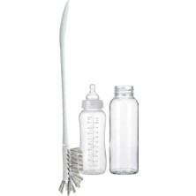 Zemira Pratik Uzun Saplı Biberon Şişe Temizleme Fırçası – Ergonomik Tasarım, Beyaz (34X55X342 Mm)