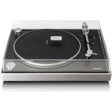 Zemira L-455BK - Görünür Kayış Tahrikli, Fırçalanmış Alüminyum Çerçeveli Ortofon 2m Red Kartuşlu D