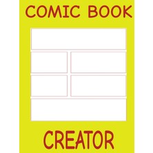 Zemira Blank Comic Book Creator: Yellow Blank Comic Book Creator, 8.25 x 11IN, 100 Pages, Hardcover