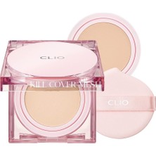 Zemira Clio Yoğun Nem Işıltı Veren Cushion Clio Kill Cover Mesh Glow Cushion+Refill (4 Ginger) SPF50+PA