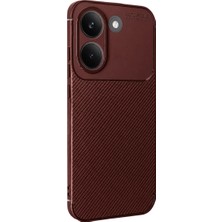 Enco Store Xiaomi Poco X8 Pro Auto Focus Karbon Kapak - Bordo