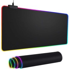 Zemira Frisby Rgb LED Işıklı Mouse Pad 80CMX30CMX4CM Kalın Tabanlı Kaydırmaz