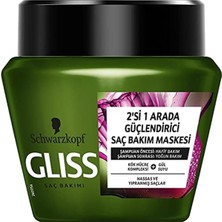Zemira Gliss Bio-Tech Saç Bakım Maskesi, 300 Ml, Hassas Yıpranmış Saçlar Için