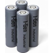 Zemira I-Gen Industrial 2600MAH Edilebilir Pil 4'lü Paket (18X65MM - 3.7 - Düz Kafa)