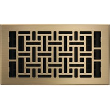 Zemira Grates AJH612-A Oriental Kat Kaydı, 15X30 Cm, Antik Pirinç Kaplama