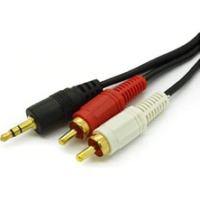 Zemira Alfais 4654 3.5mm Stereo To 2 Rca Aux Tos Ses Kablosu, 1.5 M
