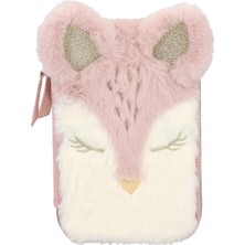 Zemira Depesche 12575 Princess Mimi Wild Forest - Pembe Beyaz Renkte Doldurulmuş 2 Bölmeli Kalem Kutusu