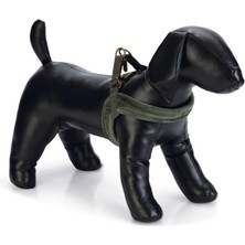 Zemira Beeztees Dbl Göğüs Tasması, Velur, Yeşil, Xxs, 15MM x 36CM