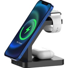 Zemira Buff BL34 3 In 1 15W Telefon, Kulaklık, Masaüstü Stand Ş
