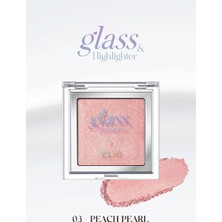Zemira Clio, Doğal Işıltı Veren Şeftali & Pembe Tonlu Aydınlatıcı Glass & Highlighter (03 Peach Pearl)