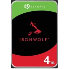 4 Tb Seagate 3.5 Ironwolf Sata 5400RPM 256MB ST4000VN006 (3 Yıl Resmı Dıst Garantılı)