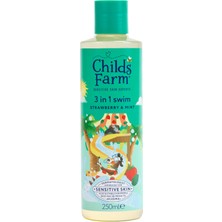 Zemira Childs Farm Çilek Organik Nane Özlü 3'ü 1 Arada Yüzme Sonrası Çocuk Şampuan 250ML