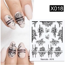 Zemira Tırnakmania Su Transferli Nail Sticker X018 (49831-18) 3880