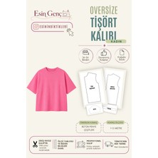 Esin'in Diktikleri Kadın Oversize Tişört Kalıbı | 36-56 Beden | Kağıt Baskı | Profesyonel Dikiş Kalıbı