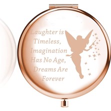 Zemira Lqri Peri Masalı Kompakt Ayna Peri Zili Hediye Laughter Is Timeless Imagination Has No Age Makyaj A