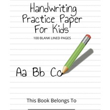 Zemira Independently Published Handwriting Practice Paper For Kids: 100-PAGE Dotted Line (Blank H