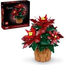 Zemira Icons Poinsettia Building Set - Yapay Çiçek Süslemeleri Masa Için Orta Parçalar, Yetişkinle