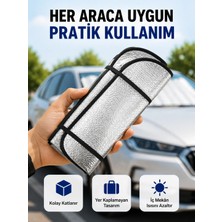 Najmaddin Mey ® Araç Ön Cam Güneşlik Isı Yalıtımlı Katlanabilir Model Renault Megane Honda Civic Opel