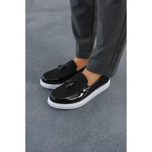 Mooien MN002 - Rbt Loafer Verniciata Erkek Ayakkabı Sıyah