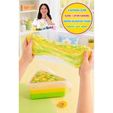 Toyfest Jelly Cakes Citrus Zap Squishy 3 Katmanlı Sıkmalık Sürpriz Yüzüklü Pasta Dilimli Duyusal Slime