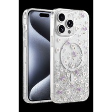 Royaleks Onegif Apple Iphone 15 Pro Max Misk Simli Magsafe Kapak - Desen 2