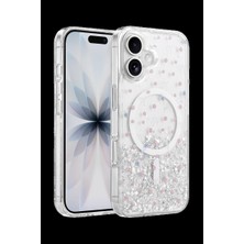 Royaleks Onegif Apple Iphone 16 Misk Simli Magsafe Kapak - Desen 1
